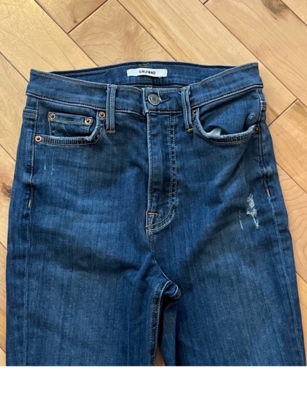 GRLFRND Kendall High-Rise Stretch Skinny Jean You and Me Against the World 25 - Picture 4 of 11